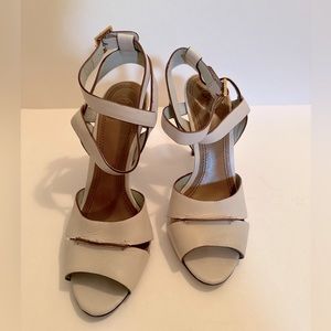 Tory Burch Cream Stiletto Heels Size 8.5